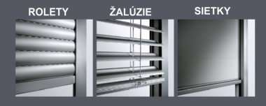 Sieťky Žalúzie Rolety