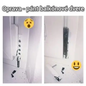 Balkonove dvere oprava pantu