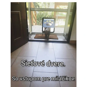 Sieťkové dvere pre zvieratá